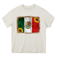Cream mexico flag background Heavy Core Tee - HRA Design Shop