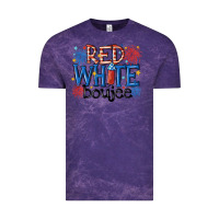 Cloud Purple red white boujee Vintage Tee - MaliasSmallBusiness