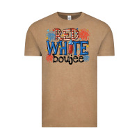 Red White Boujee Vintage Tee | Teevron