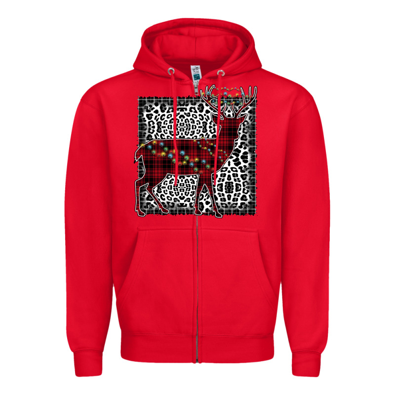Christmas Deer Zipper Hoodie by Bettercallsaul | Teevron