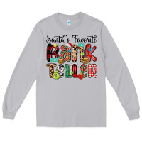 Moon Dust santa s favorite bank teller Long Sleeve Tee - MaliasSmallBusiness