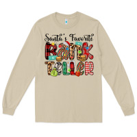 Mushroom santa s favorite bank teller Long Sleeve Tee - MaliasSmallBusiness