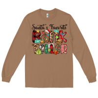 Toasted Coconut santa s favorite bank teller Long Sleeve Tee - MaliasSmallBusiness