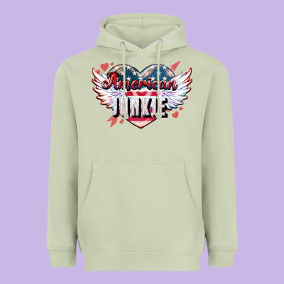 American Junkie 4th Of July Heavyweight Hoodie Designed By Howdyjamesfarm