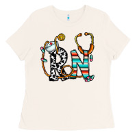 Bone rn nurse Ladies Tee - CowhideDigitalArt