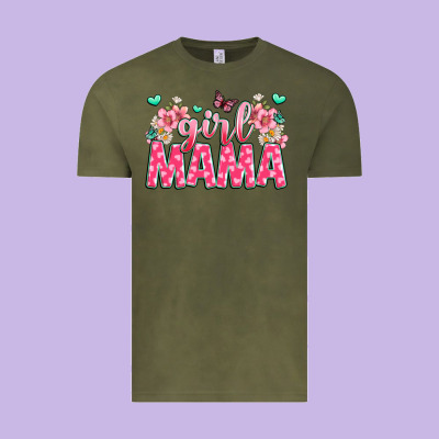 Girl Mama Vintage Tee Designed By Jahusdesignshop