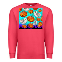 Cardinal halloween pumpkins with ghosts Premium Sweatshirt - TumblerDesignByShophia