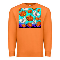 Carrot halloween pumpkins with ghosts Premium Sweatshirt - TumblerDesignByShophia