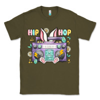 Army Green hip hop easter Classic Tee - MaliasSmallBusiness