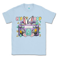 Dusty Blue hip hop easter Classic Tee - MaliasSmallBusiness