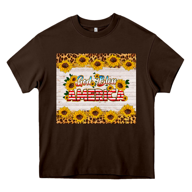 God Bless America Tumbler Heavy Core Tee by HRA Design Shop | Teevron