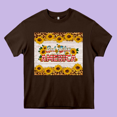 God Bless America Tumbler Heavy Core Tee Designed By Hra Design Shop