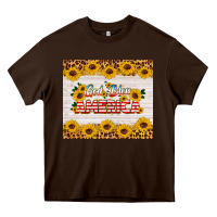 Chocolate Brown god bless america tumbler Heavy Core Tee - HRA Design Shop