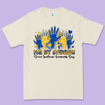 For My Students Down Sendrome Awareness Day Premium Tee Designed By Artiststas