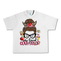 Lunar Rock messy bun one loved counselor Urban Heavy Tee - MaliasSmallBusiness