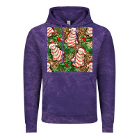 Cloud Purple Christmas tree cakes Vintage Hoodie - NancyCooperArtShop
