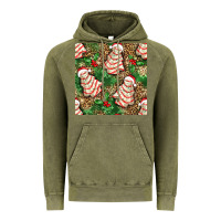 Vintage Olive Christmas tree cakes Vintage Hoodie - NancyCooperArtShop
