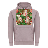 Vintage Zinc Christmas tree cakes Vintage Hoodie - NancyCooperArtShop