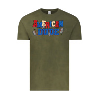 Vintage Olive american dude Vintage Tee - MaliasSmallBusiness
