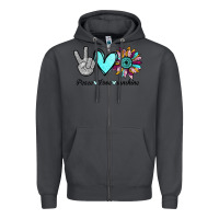Smoke Peace Love Sunshine Zipper Hoodie - Bettercallsaul
