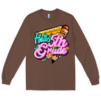 Chestnut hello 5th grade Long Sleeve Tee - JahusDesignShop
