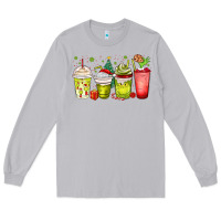 Moon Dust Christmas characters coffee cups Long Sleeve Tee - MaliasSmallBusiness