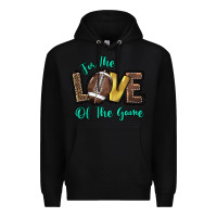 Black for the love of the game Premium Hoodie - HowdyJamesFarm