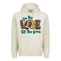 Oatmeal Heather for the love of the game Premium Hoodie - HowdyJamesFarm
