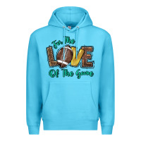 Ocean Blue for the love of the game Premium Hoodie - HowdyJamesFarm