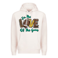 Pale Pink for the love of the game Premium Hoodie - HowdyJamesFarm