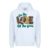 White for the love of the game Premium Hoodie - HowdyJamesFarm
