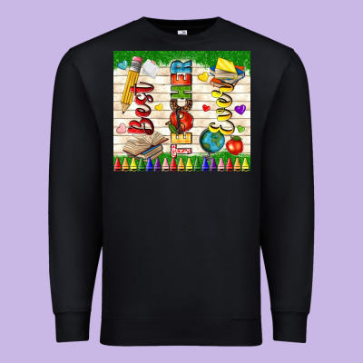 Best Teacher Ever Premium Sweatshirt Designed By Tumblerdesignbyshophia