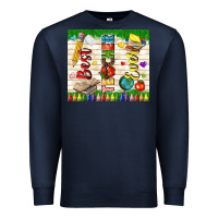 Navy best teacher ever Premium Sweatshirt - TumblerDesignByShophia