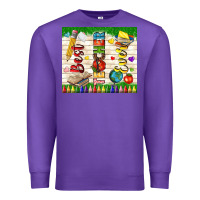 Purple best teacher ever Premium Sweatshirt - TumblerDesignByShophia