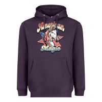 Plum American unicorn magic Heavyweight Hoodie - HowdyJamesFarm