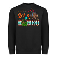 Black lets rodeo Heavyweight Sweatshirt - NancyCooperArtShop