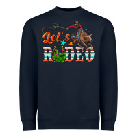 Navy lets rodeo Heavyweight Sweatshirt - NancyCooperArtShop