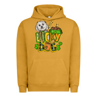 Pigment Peanut Butter lucky dog St. Patrick's Urban Hoodie - FaDigitalArtStudio