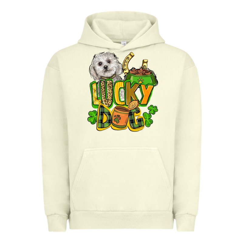 Lucky Dog St. Patrick's Urban Hoodie by FaDigitalArtStudio | Teevron