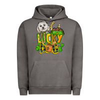 Pigment Tornado lucky dog St. Patrick's Urban Hoodie - FaDigitalArtStudio