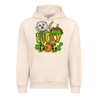 Sandshell lucky dog St. Patrick's Urban Hoodie - FaDigitalArtStudio