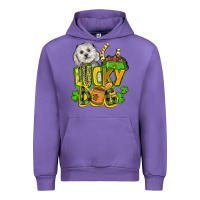 Tulip lucky dog St. Patrick's Urban Hoodie - FaDigitalArtStudio