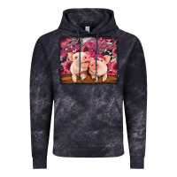 Cloud Black be mine valentine's day pigs Vintage Hoodie - Jasminsmagicworld