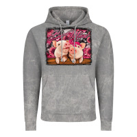 Cloud Rock be mine valentine's day pigs Vintage Hoodie - Jasminsmagicworld