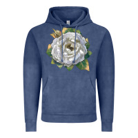 Vintage Denim pillow fight rose Vintage Hoodie - LillyAllenDesigns