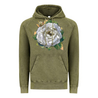 Vintage Olive pillow fight rose Vintage Hoodie - LillyAllenDesigns