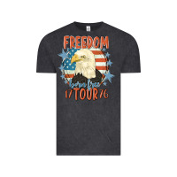 Vintage Black freedom born free tour 1776 Vintage Tee - MaliasSmallBusiness