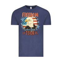 Vintage Denim freedom born free tour 1776 Vintage Tee - MaliasSmallBusiness