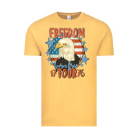 Vintage Mustard freedom born free tour 1776 Vintage Tee - MaliasSmallBusiness