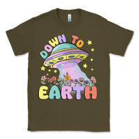 Army Green down to earth Classic Tee - MaliasSmallBusiness